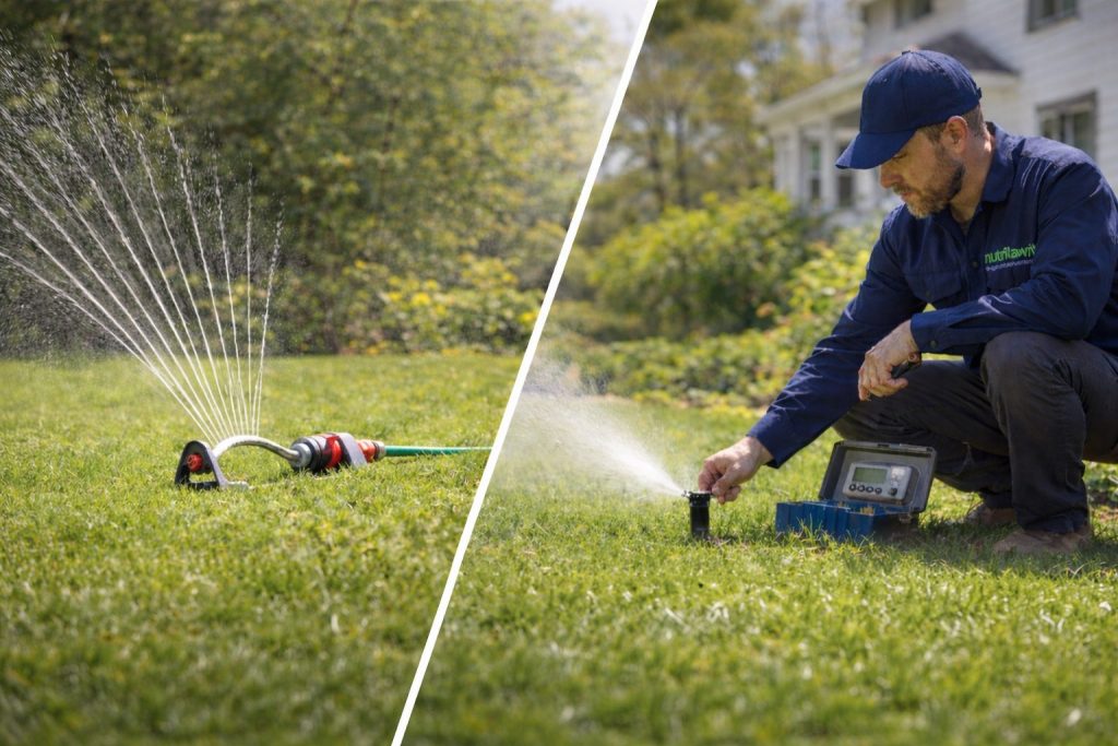 Professional vs DIY Sprinler system Installation Burlington