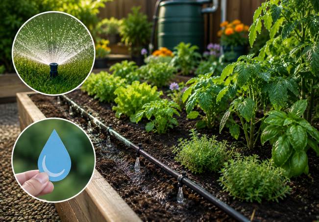 Drip Irrigation for Garden Beds